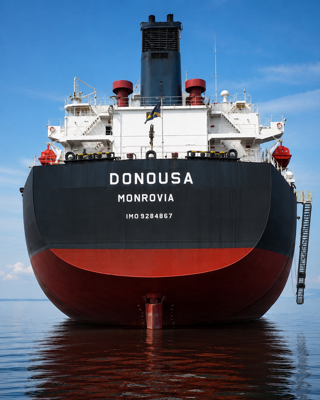 MV Donousa viewed from astern